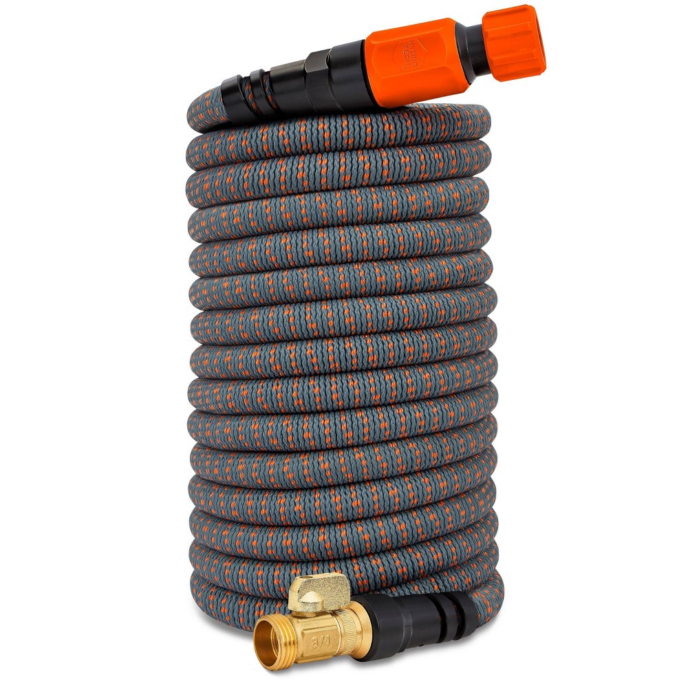 Photos - Garden Hose HydroTech 75ft Expandable Burst Proof Hose - Orange