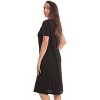 Dreamcrest Womens Nightgown with Lace Trim  Short Sleeve Sleepwear Pajamas with Stretch  Solids & Prints - 2 of 3