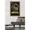 Trends International MLB San Diego Padres - Neon Helmet 23 Framed Wall Poster Prints - 2 of 4