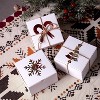 Joyfy 36-Pack Christmas Cookie Boxes - 4"x4" White Bakery Gift Boxes with Window for Cupcakes, Donuts & Holiday Treats - 4 of 4