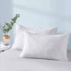 Peace Nest 2 Pack Goose Feather Pillow with Breathable Cotton Cover - 2 of 4