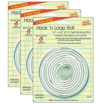 Velcro® Sticky Back™ Roll, 18 X 3/4 Tape - Black, 6 Rolls : Target