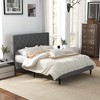 Costway Full/Queen Size Upholstered Platform Bed Button Tufted Headboard Mattress Foundation - 4 of 4