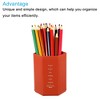 Unique Bargains Pencil Holder Plastic Hexagon Pen Cup Stationery Organizer for Office Desktop - 4 of 4