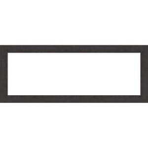 Amanti Art Rustic Plank Espresso Narrow Framed Dry Erase Magnetic Board - 1 of 4