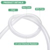 Unique Bargains Clear Braided Tube PVC High Pressure Industrial Tubing 1 Pc - 2 of 4