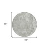 Ivory Taupe And Beige Abstract Washable Indoor Outdoor Area Rug - 3 of 4