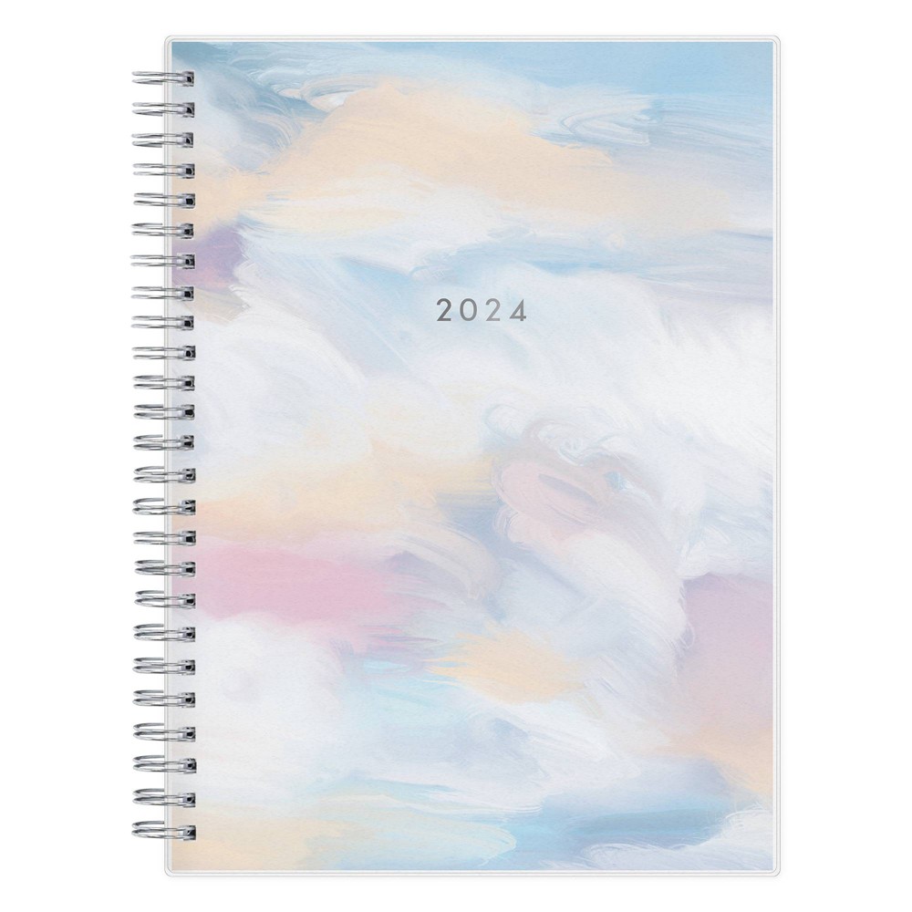 Blue Sky 2024 Planner with Notes Pages 5.875""x8.625"" Weekly/Monthly Frosted Cover Beyond -  87894017