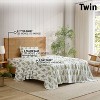 HLC.ME Floral Multi-Piece Bed Sheets Set - Wrinkle Resistant & Ultra Soft - Fits Mattresses up to 15 Inches Deep - 3 of 4
