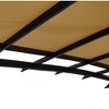 12x9 Ft Universal Canopy Cover Replacement UV Protection Shade Cover Canopy Privacy Patio Shade Screen Outdoor Shade Cover Replacement - 3 of 4