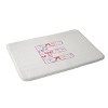 Deny Designs April Lane Art Fancy Bow Monogram Memory Foam Bath Mat - 2 of 4
