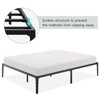 coucheta Metal Bed Frame, Platform Base with Wrought Rod Design,No Box Spring Required,Sturdy Foundation with Under-Bed Storage Space, Easy Assembly - 4 of 4