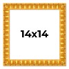 PosterPalooza | 14x14 Bamboo Picture Frame, UV Acrylic, 4 Finishes - Brown, Black, Gold, and Natural - 2 of 4