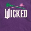 Men's - Wicked - Wand And Broomstick Logo Short Sleeve Graphic T-Shirt - 2 of 4