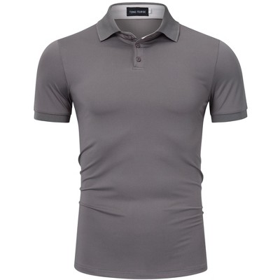 Collared Shirts for Men,Quick Dry Short-Sleeve Polo, Golf Polo Shirt Moisture Wicking Plain Tshirts