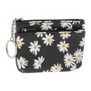 Unique Bargains Two Zippered Pockets Floral Coin Purse Wallet 1 Pc - 3 of 4