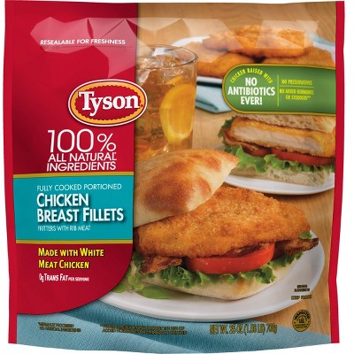 Tyson Chicken Breast Fillets - Frozen - 25oz