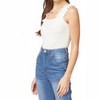 Women's Ruffle Square Neck Bodysuit - entro - 2 of 4