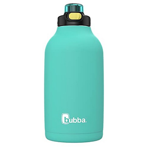 Bubba Stainless Steel Trailblazer Water Bottle with Straw, Rubberized Blue, 40 oz