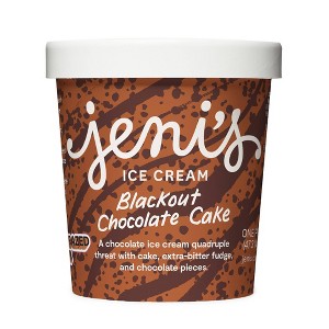 Jeni's Frozen Blackout Chocolate Cake Ice Cream - 16oz - 1 of 4