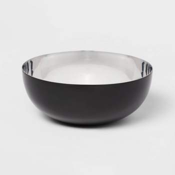 135oz Metal Serving Bowl Black - Threshold™