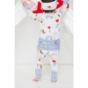 Ruffle Convertible Romper with Zipper | Winnie the Pooh Valentine's Day | Charlie Lou Baby - 2 of 4