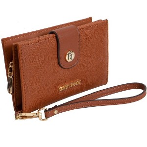 Ellen Tracy Double Compartment Saffiano Zip Around Indexer Wallet - 1 of 1