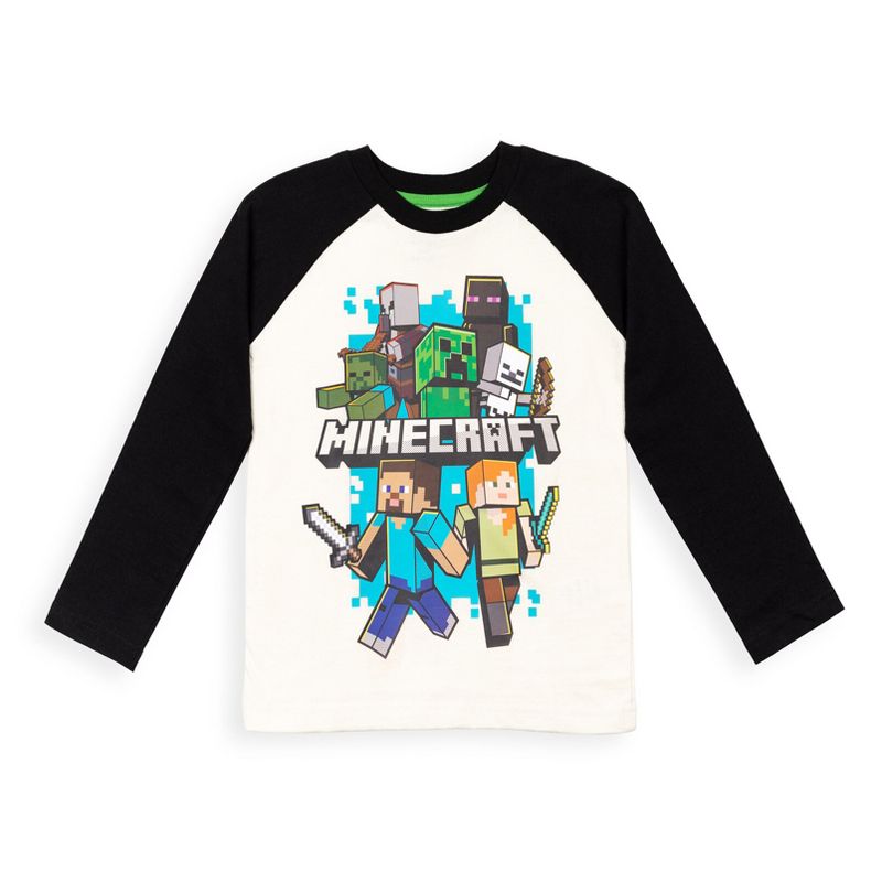Minecraft Mobs Creeper 2 Pack Graphic T-Shirts Little Kid to Big Kid, 4 of 9