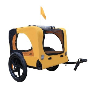 Gsluuk Pet Bike Trailer Dog Cart for Bicycle,Suitable for Small and Medium Pets - 1 of 1