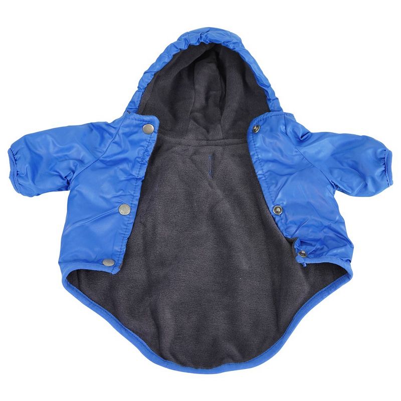 SUSSEXHOME Pets Dog Raincoat with Hood - Full Coverage Dog Rain Jacket with Fleece Lining, 2 of 9