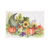 Laural Home Cornucopia Harvest Set of 4 13" x 19" Placemats - 2 of 3