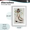 Stupell Industries Winter Ice Skates on Stripes Framed Print Under Glass Art - 4 of 4
