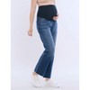 Women's Secret Fit Over the Belly Slim Straight Leg Jeans | Motherhood Maternity - 4 of 4