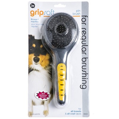 Pin and shop bristle dog brush