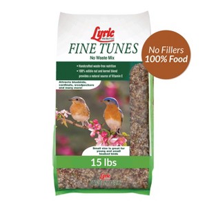 Lyric 15lb Tunes No Waste Wild Bird Food: Edible Mix, Attracts Songbirds, Vitamin E Rich - 1 of 4