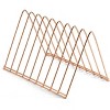 Officemate - Triangle - Wire Sorter - Desktop - Sturdy - Steel Wire - Rose Gold - 7 in. x 7 in. x 11 in. - 1 Each - 2 of 2