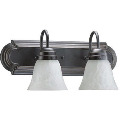 Quorum Lighting 2 - Light Vanity in  Old World