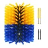 Scratching Brush for Livestock, Nylon Horse Brushes for Grooming, Cow Massage Cleaning Relieve Itching on the Back Blue - 3 of 4