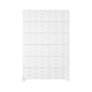 Lirago 72 in Garden Fence Panels Galvanized Outdoor Privacy Screen - 1 of 4