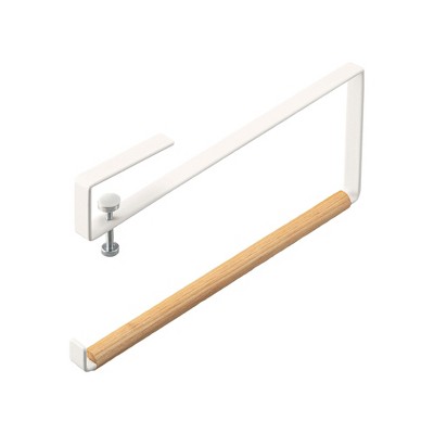 Yamazaki Home - Undershelf Paper Towel Holder - Steel + Wood