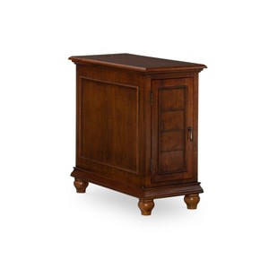 Reese Side Table Cabinet with Storage Hazelnut - Powell Company
