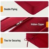ARTPLAN Deep Seat Pillow and High Back Chair Cushions Outdoor Water Repellent Replacement Patio Seating Cushions - 4 of 4