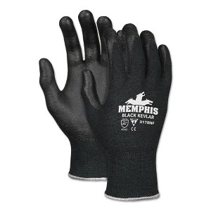 MCR Safety Kevlar Gloves 9178NF, Kevlar/Nitrile Foam, Black, Large - 1 of 1