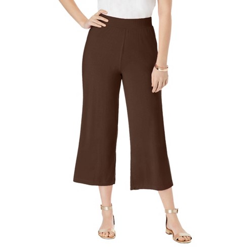 Wide leg shop cropped knit pants