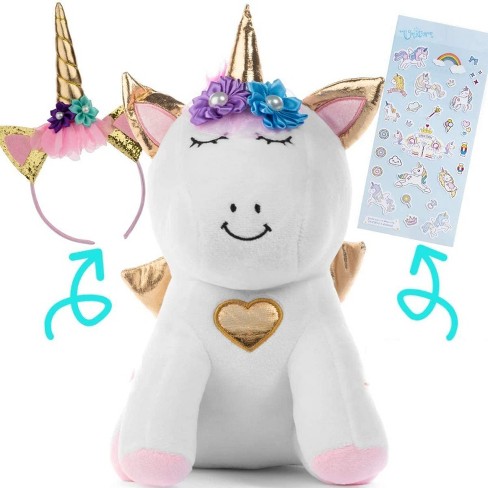 Pixiecrush Unicorn Gift Set – Includes Book, Stuffed Plush Toy