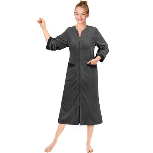 Pavilia Soft Plush Women Fleece Robe, Cozy Warm Housecoat Bathrobe, Fuzzy  Female Long Spa Robes (grey, 2x-3x) : Target