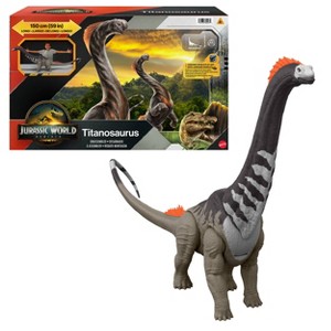 Jurassic World Rebirth Super Colossal Titanosaurus Dinosaur, 53 Inch Long Movie-Accurate Herbivore - 1 of 4