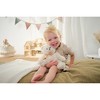 Bearington Huggles the Teddy Bear: Hand-Sewn 10 Tall Creamy White Stuffed Bear - 2 of 4