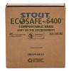 Stout by Envision EcoSafe-6400 Bags, 13 gal, 0.85 mil, 24" x 30", Green, 45/Box - 4 of 4