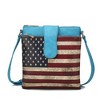 MKF Collection Josephine Vegan Leather Women’s FLAG Crossbody Bag by Mia K - 2 of 4